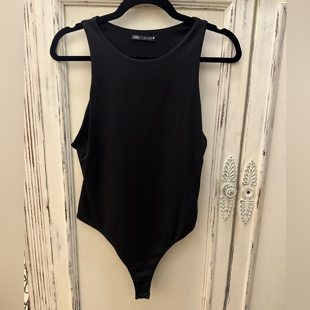ZARA black bodysuit size L